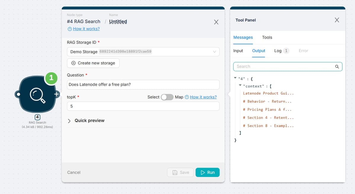 Build a custom chatbot with no-code and RAG
