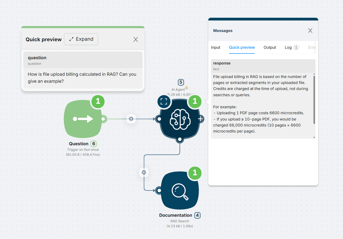 Use any model, tool, or integration in one RAG engine