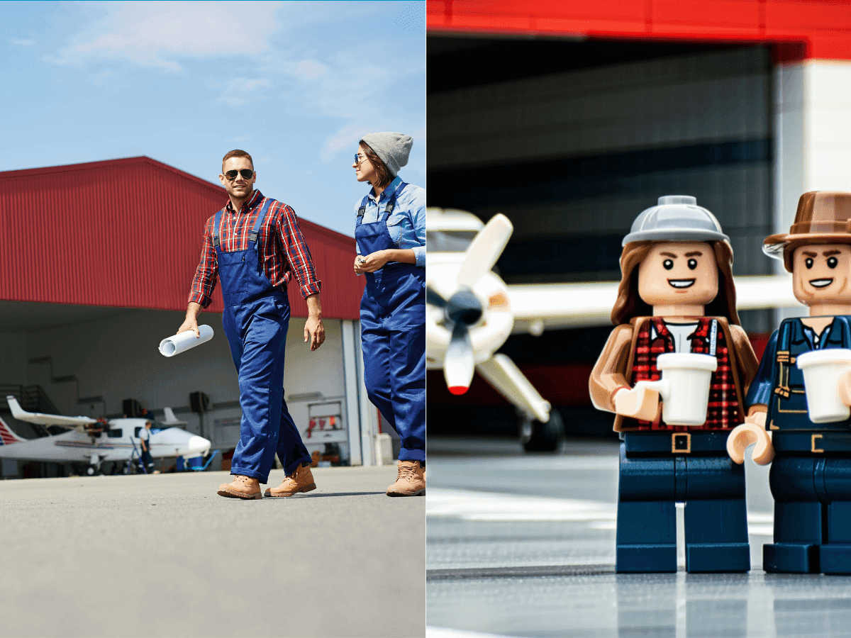 Verwandeln Sie Bilder in Kunst im Lego-Stil