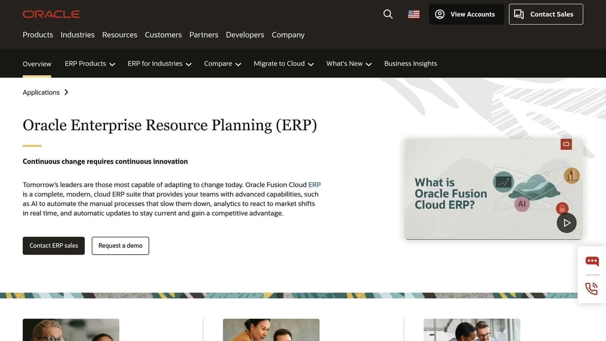 Oracle Fusion Cloud ERP
