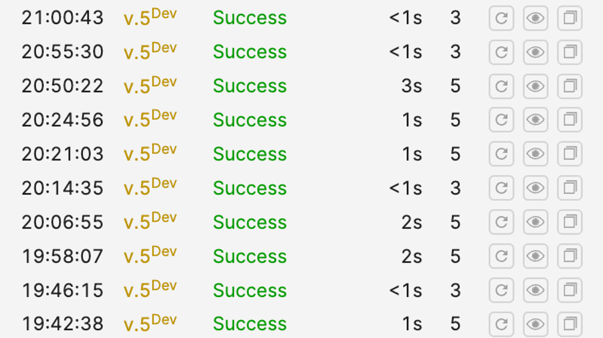 example of these automated tasks and their frequency