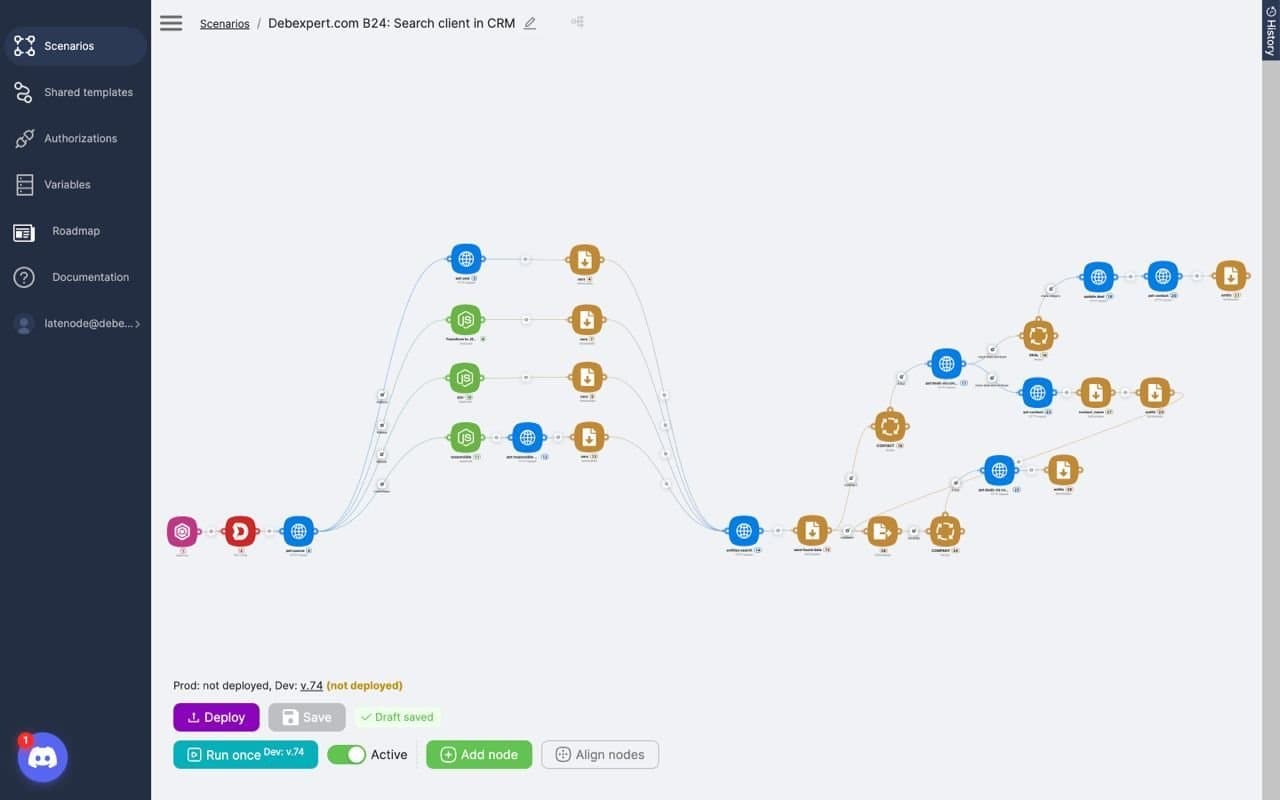 Latenode ready template example