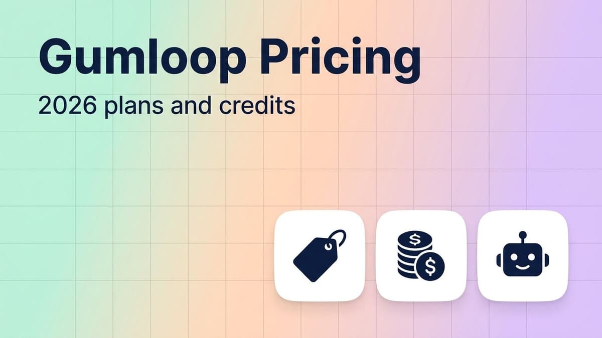 Gumloop pricing in 2026: plans and credits