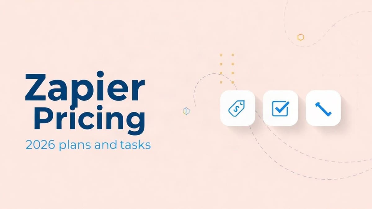 Zapier pricing in 2026: plans and tasks
