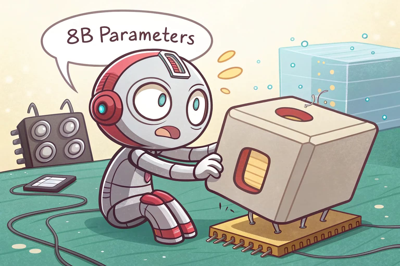 Ilustração estilizada de um cérebro com engrenagens interligadas, simbolizando sinergia, colaboração e conhecimento entrelaçado.