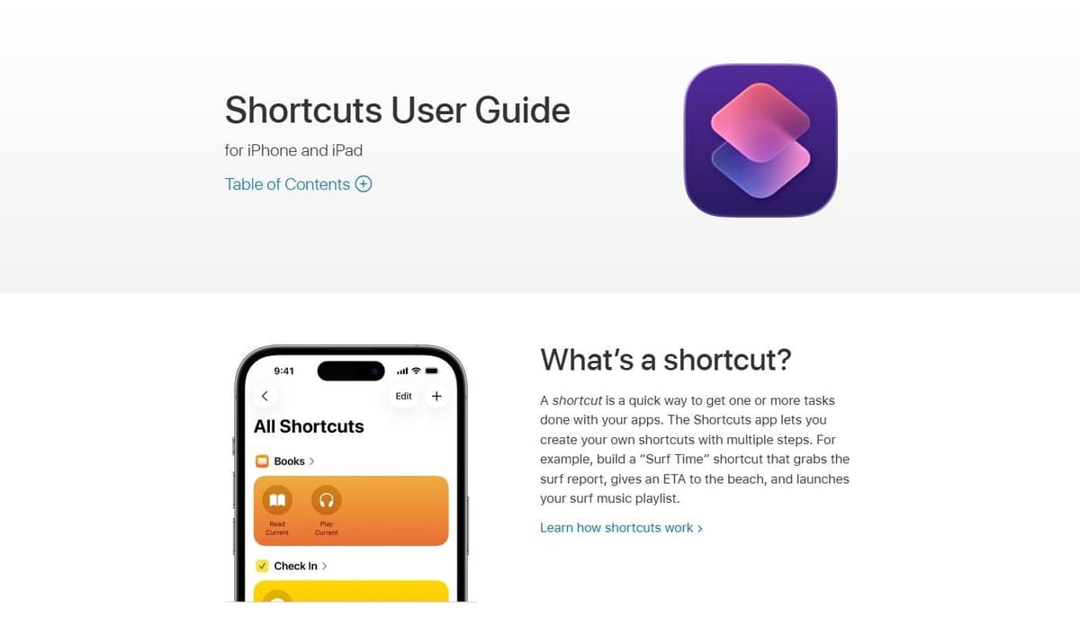 Apple Shortcuts user guide for iPhone and iPad