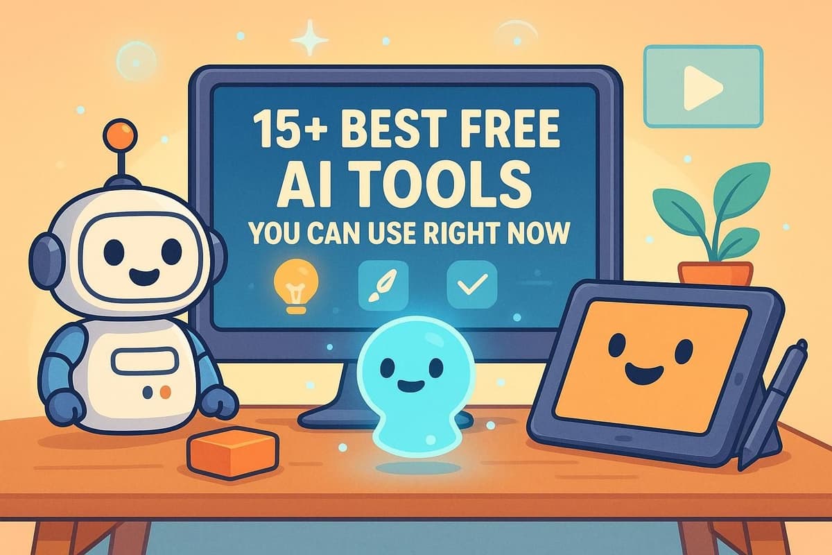15+ Best Free AI Tools You Can Use Right Now