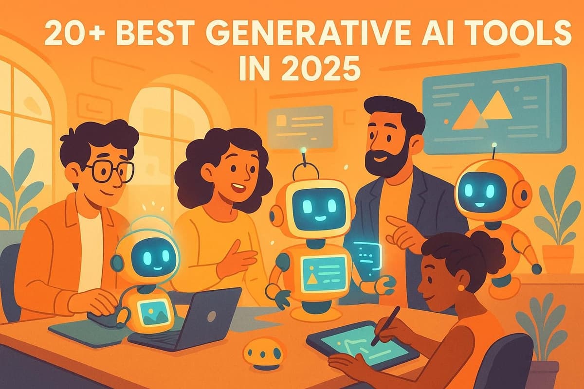 20+ Best generative AI tools in 2025