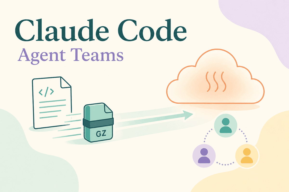 Illustration du gzip et du préchauffage dans Claude Code