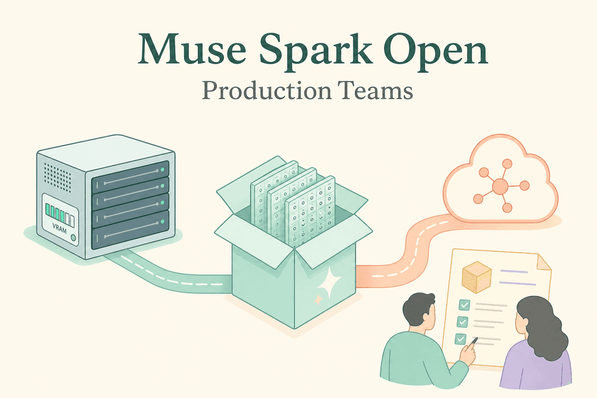 Visualisierung des multimodalen Modells Muse Spark Open