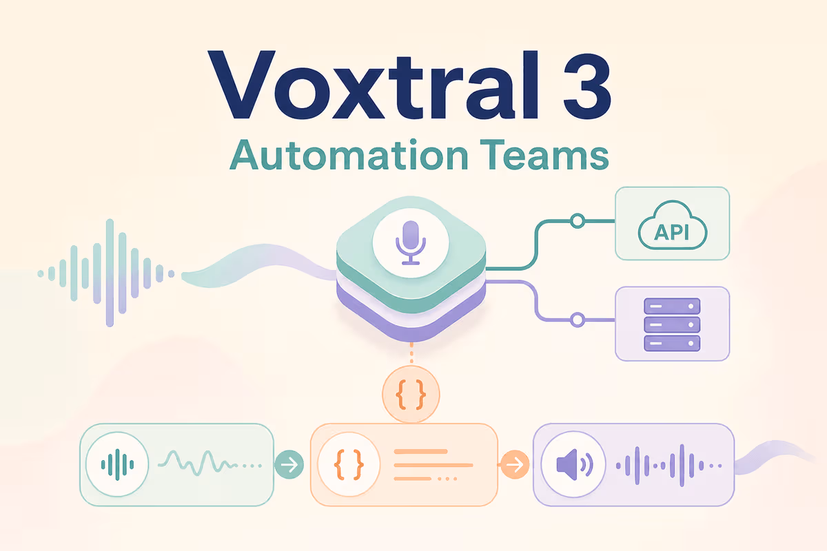 Mistral launches Voxtral 3 voice stack with API and on-prem access