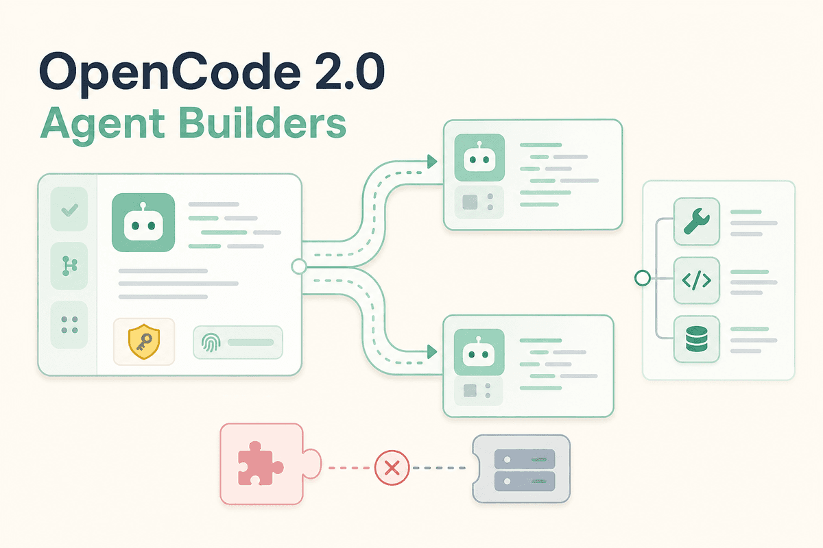 Diagramm zur asynchronen Delegierung von Subagenten in OpenCode