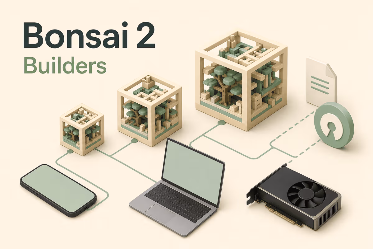 Drei kompakte Bonsai-2-Modelle für lokale KI-Workloads