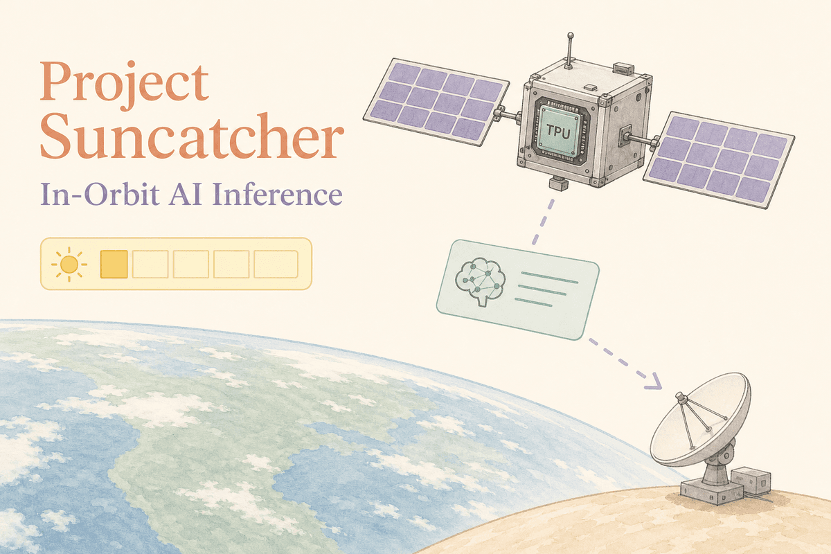 Project Suncatcher logs Google’s first in-orbit TPU reply
