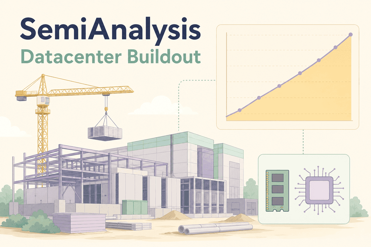 SemiAnalysis forecasts 50+ GW datacenter buildout in 2027