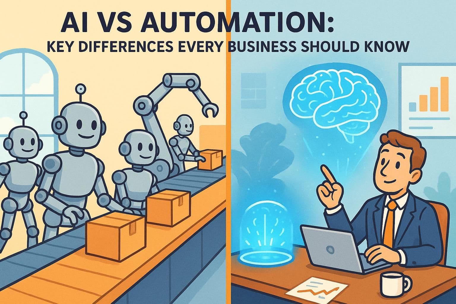 AI vs Automation: Key Differences Every Business Should Know
