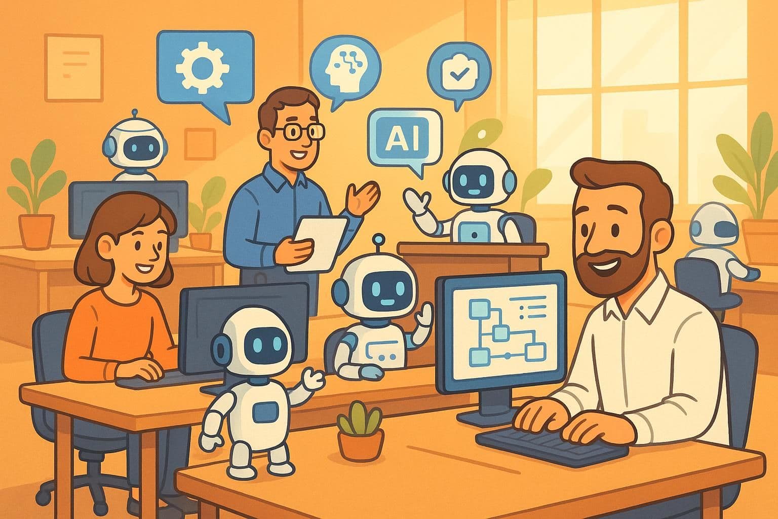 Automação de fluxo de trabalho de IA: transforme seus processos de negócios em 2025