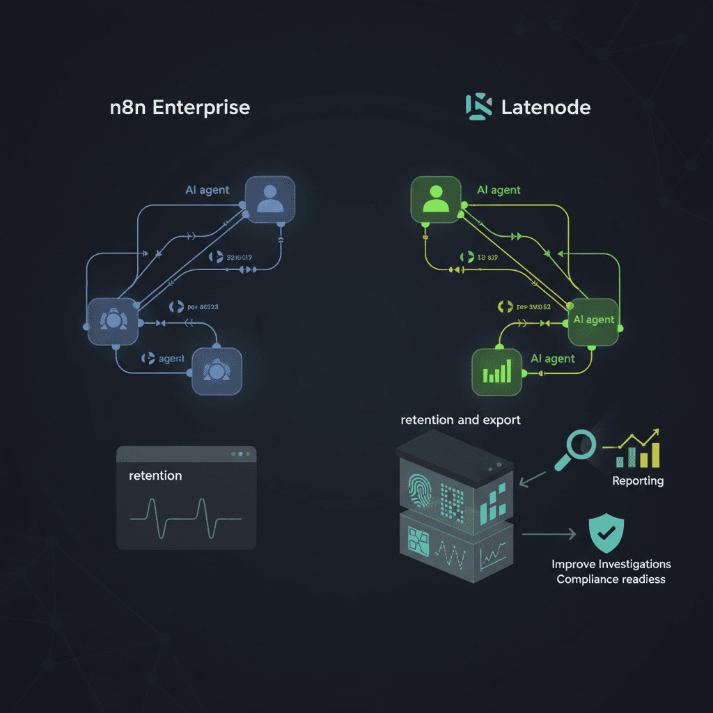 Compare enterprise audit logging capabilities for AI workflows. See how Latenode's per-action provenance provides superior traceability and compliance over traditional platforms.