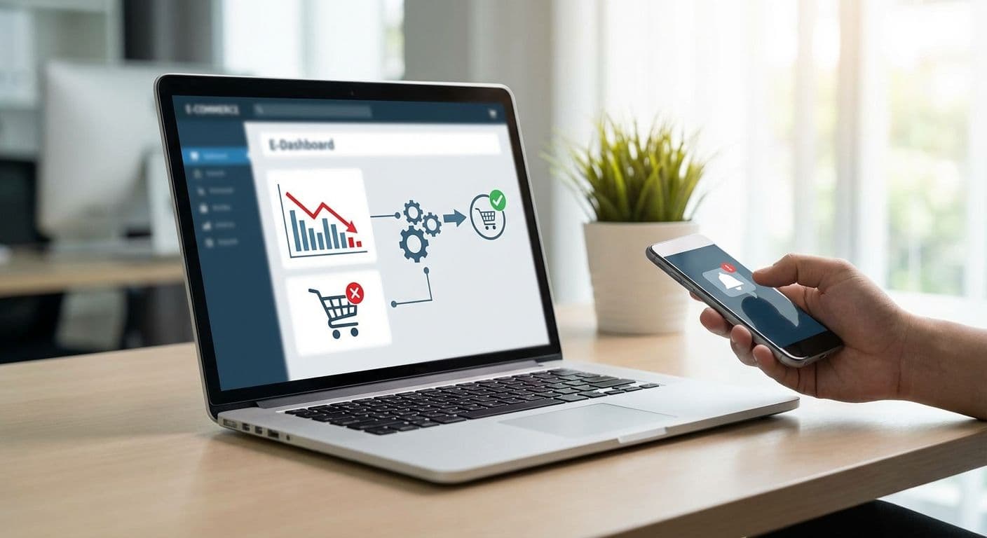 Aumente a receita do seu e-commerce aprimorando sua estratégia de carrinho abandonado. Aprenda a criar um fluxo de trabalho de recuperação omnichannel com inteligência artificial (SMS, WhatsApp, e-mail) usando Latenode e Shopify.