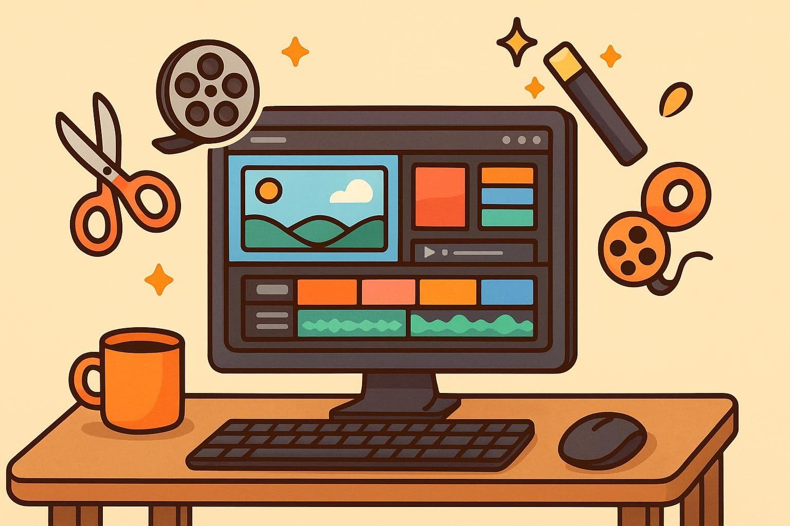 Melhores ferramentas de software de edição de vídeo (grátis + pago)