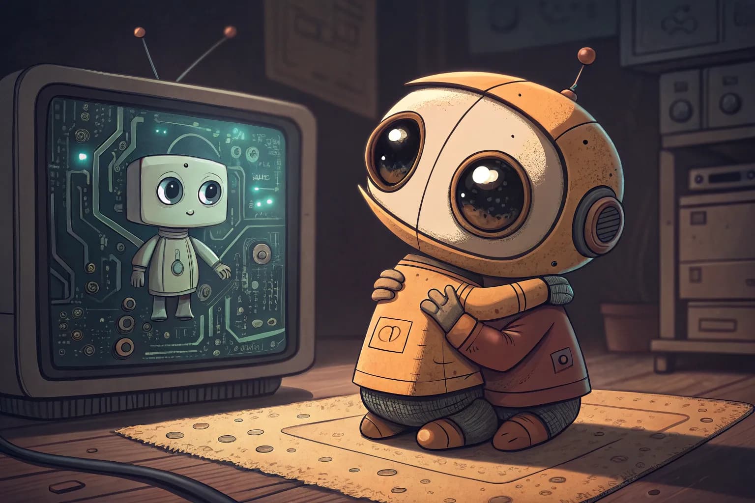 Os brotos verdes que emergem do solo simbolizam crescimento, renovação e um novo começo.