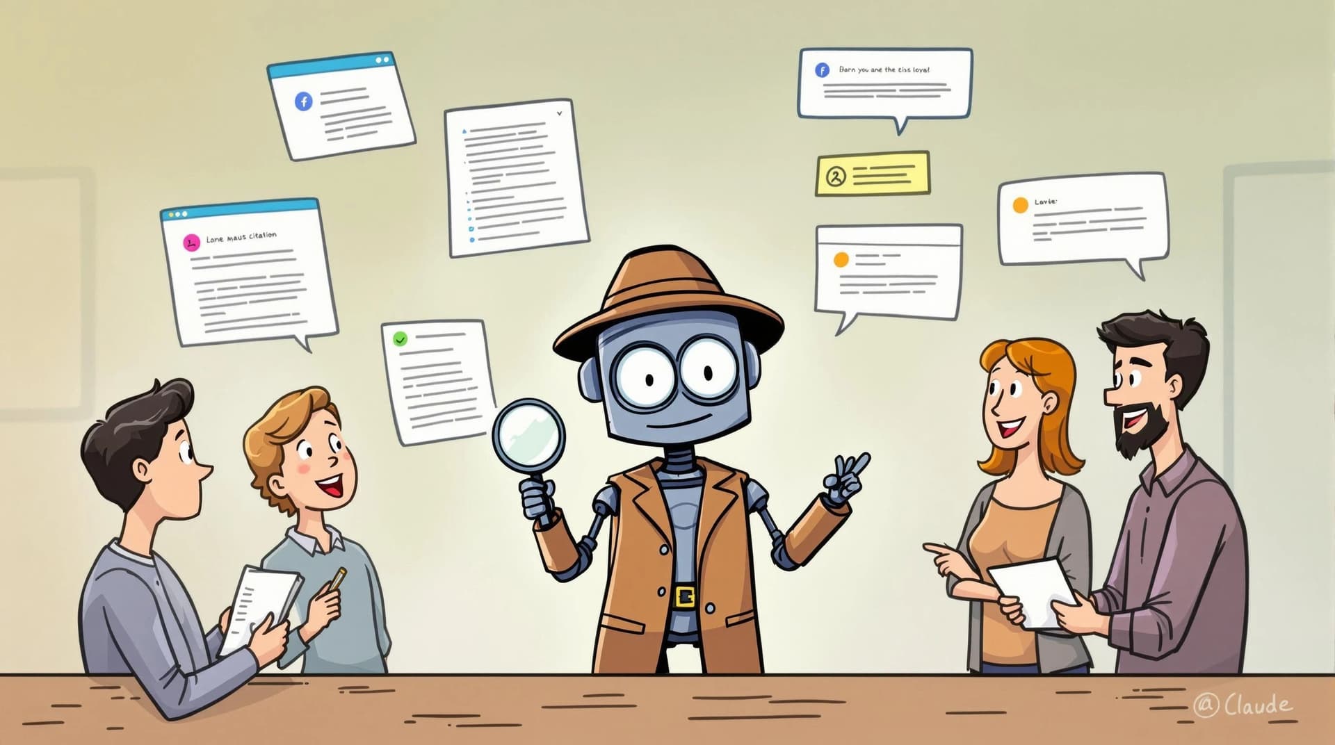 Por que a pesquisa na Web de Claude parece diferente