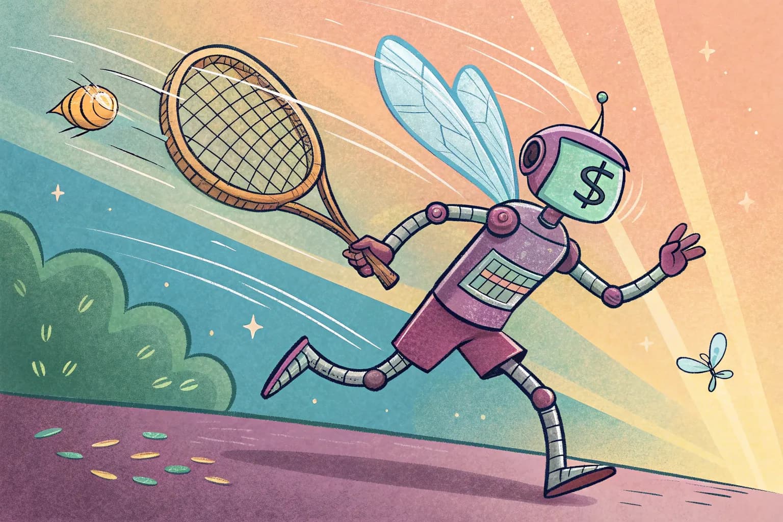 Uma ilustração estilizada de um coração representando os principais benefícios da transformação digital.