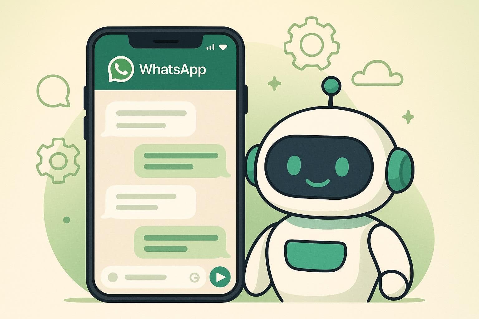 Criando e configurando bots do WhatsApp usando API