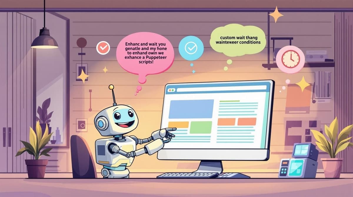 Custom Wait Conditions with waitForFunction in Puppeteer