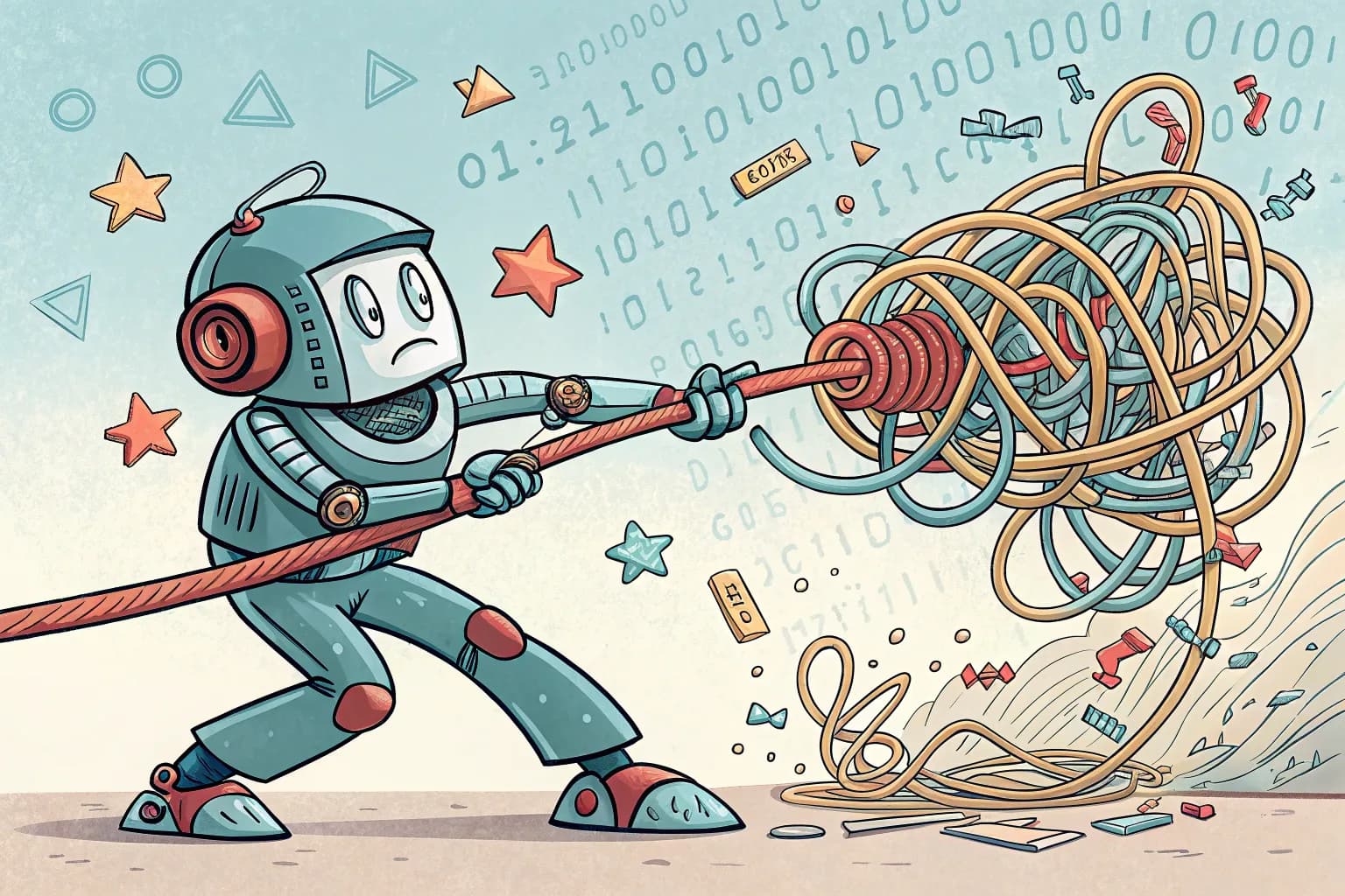 Representação ilustrativa de uma flecha voltada para cima feita de luz, simbolizando crescimento e potencial crescente.