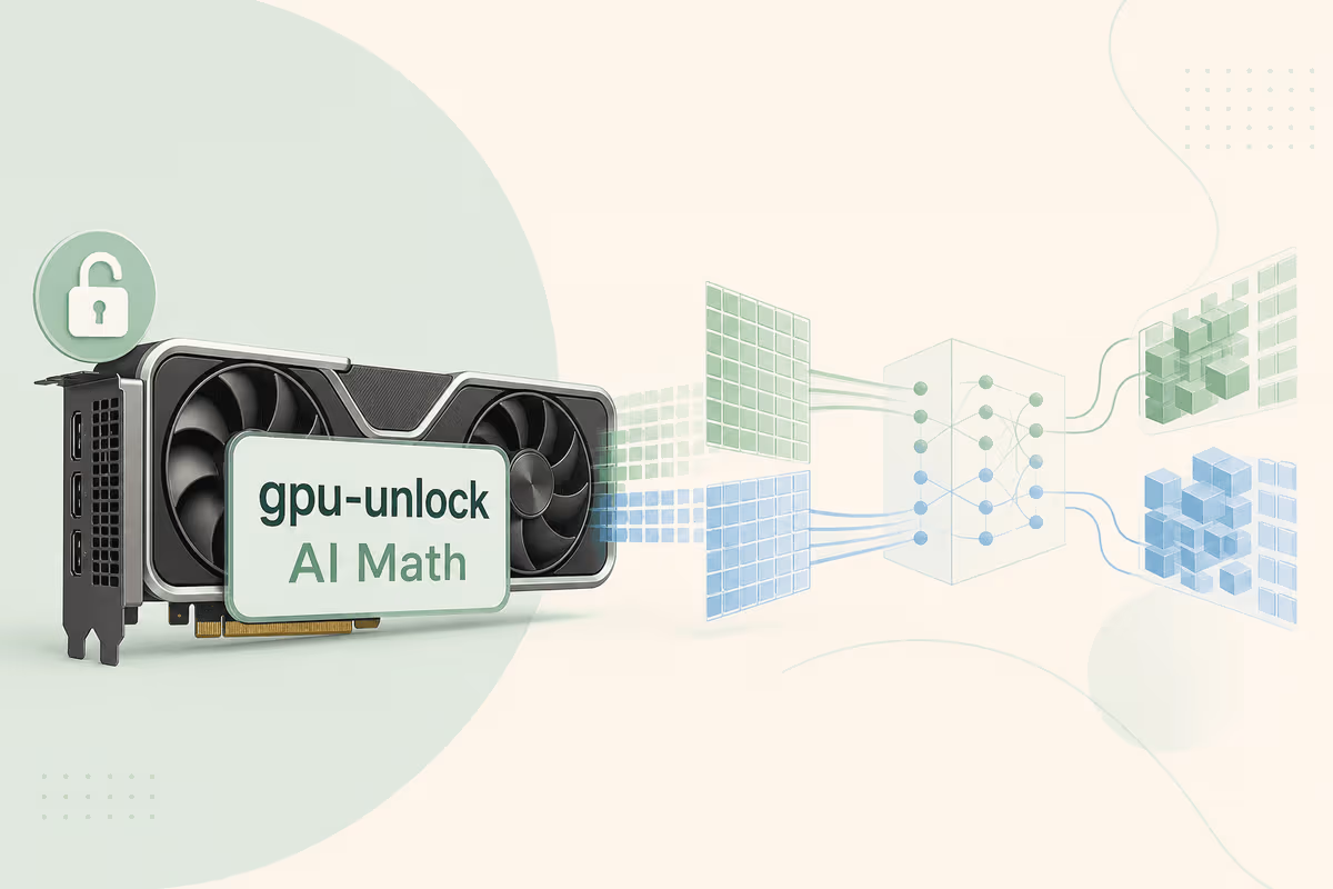 gpu-unlock boosts RTX 30-series AI math on Linux