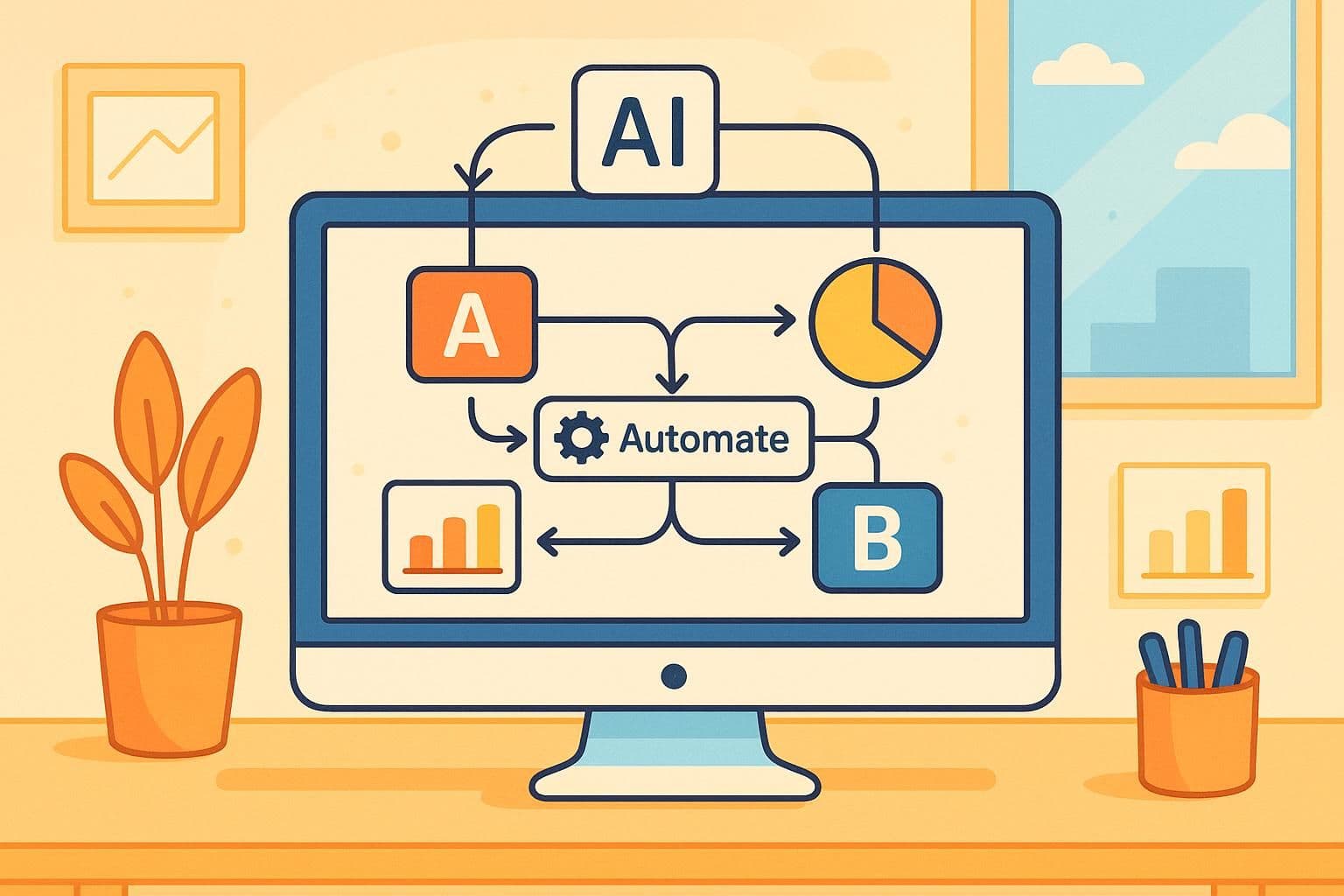 Como automatizar testes A/B com Latenode