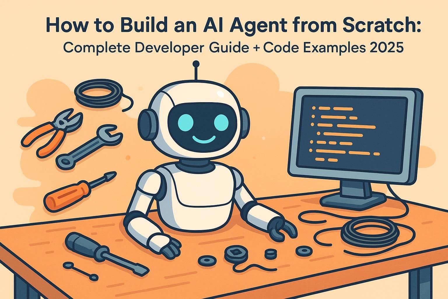 Como construir um agente de IA do zero: guia completo para desenvolvedores + exemplos de código 2025