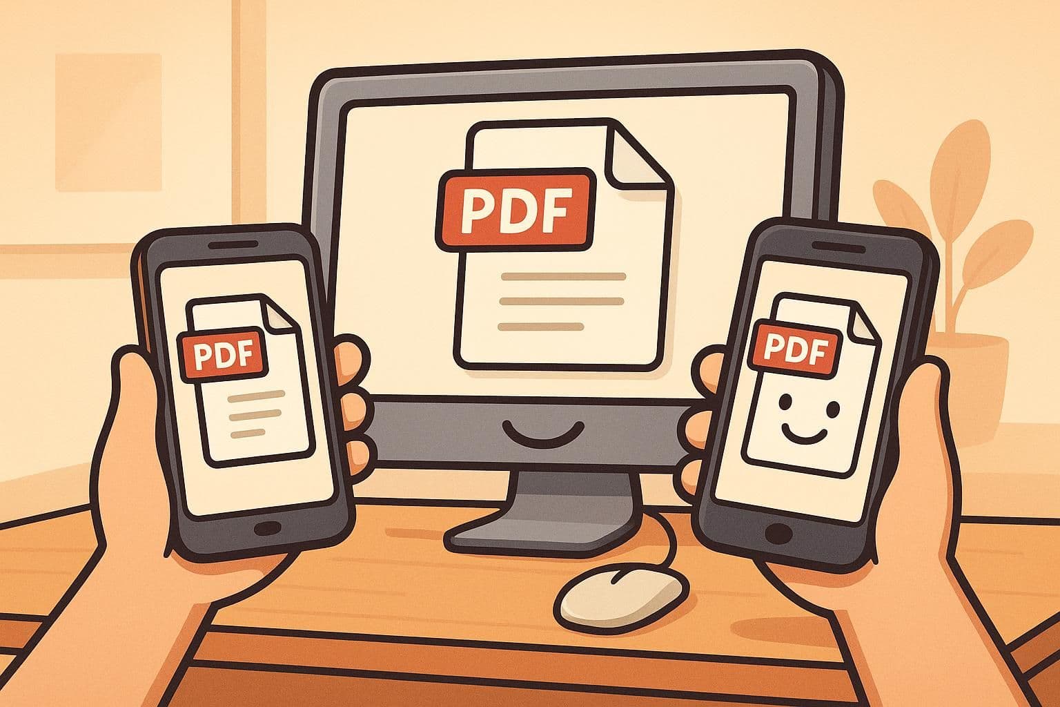 How to create a PDF on Desktop and Mobile?