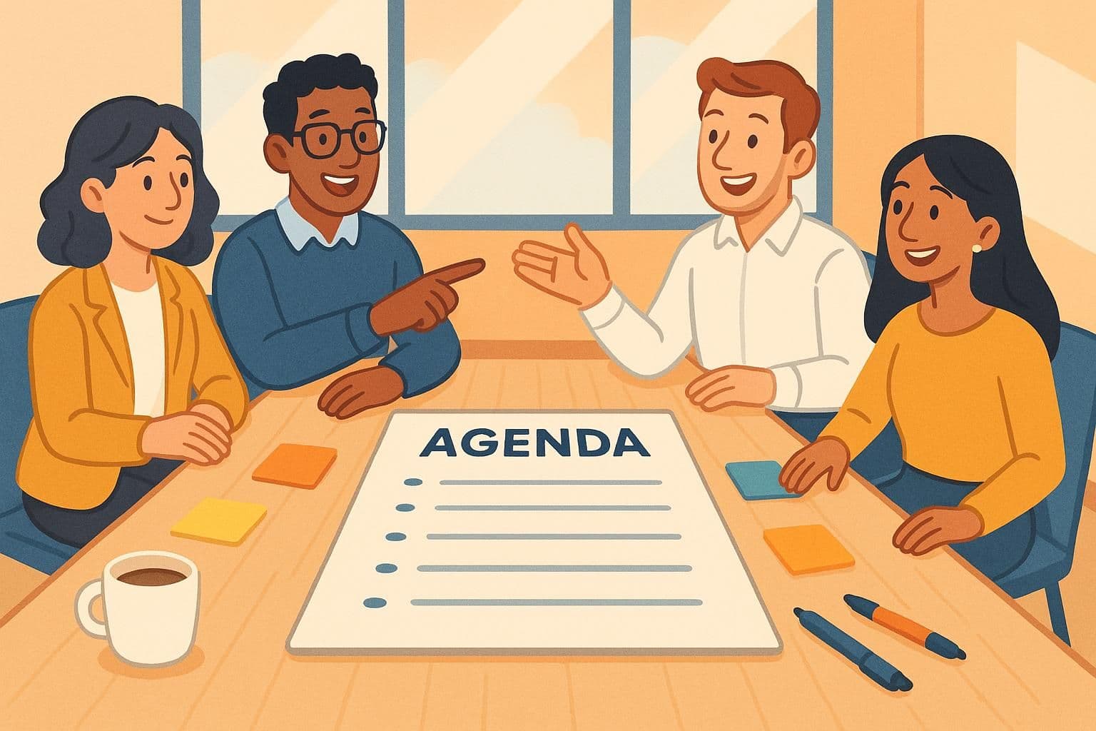 Como fazer uma pauta de reunião (com exemplos e melhores práticas)