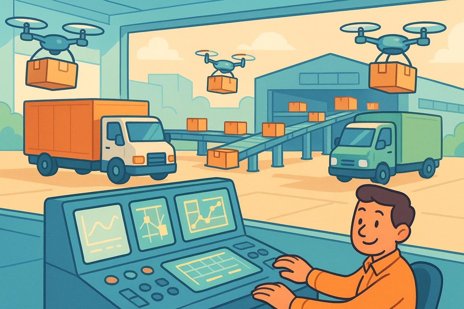 Como usar a automação para empresas de transporte