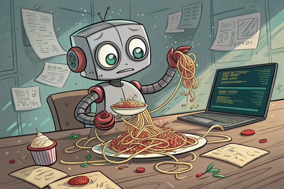 A human hand giving a digital robot hand a high-five, symbolizing technology helping and collaborating with people.