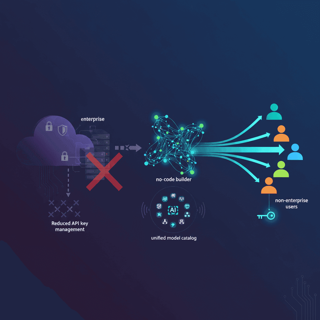 Discover how n8n's enterprise REST API can limit AI access. Learn how Latenode democratizes AI with a unified catalog of 400+ models, reducing API key management.