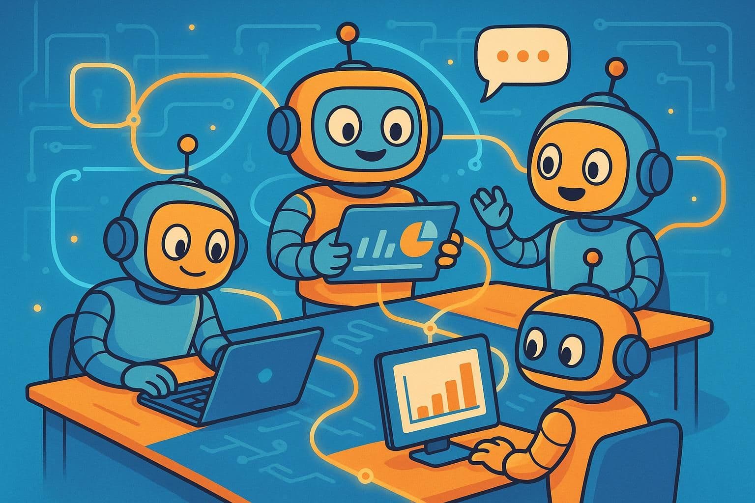 Sistemas de IA multiagente: guia completo para inteligência colaborativa