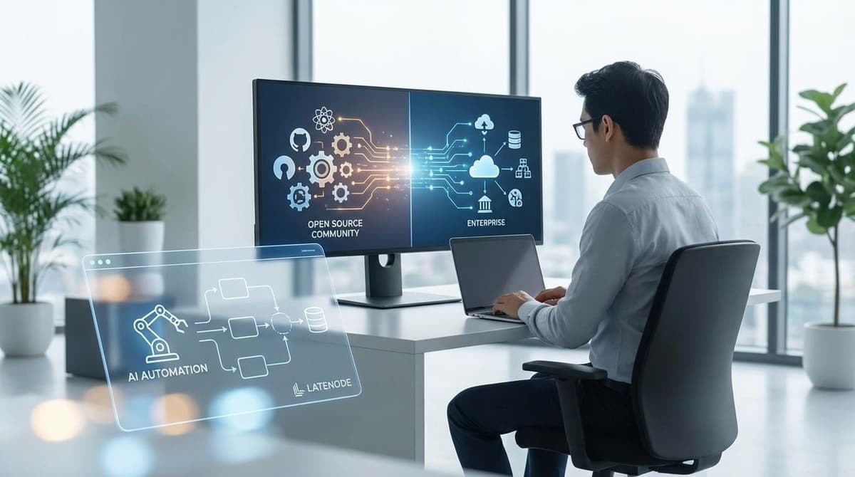 Stuck between n8n Community limitations and Enterprise costs? Discover how Latenode bridges the gap with unified AI access, serverless scaling, and fair pricing.