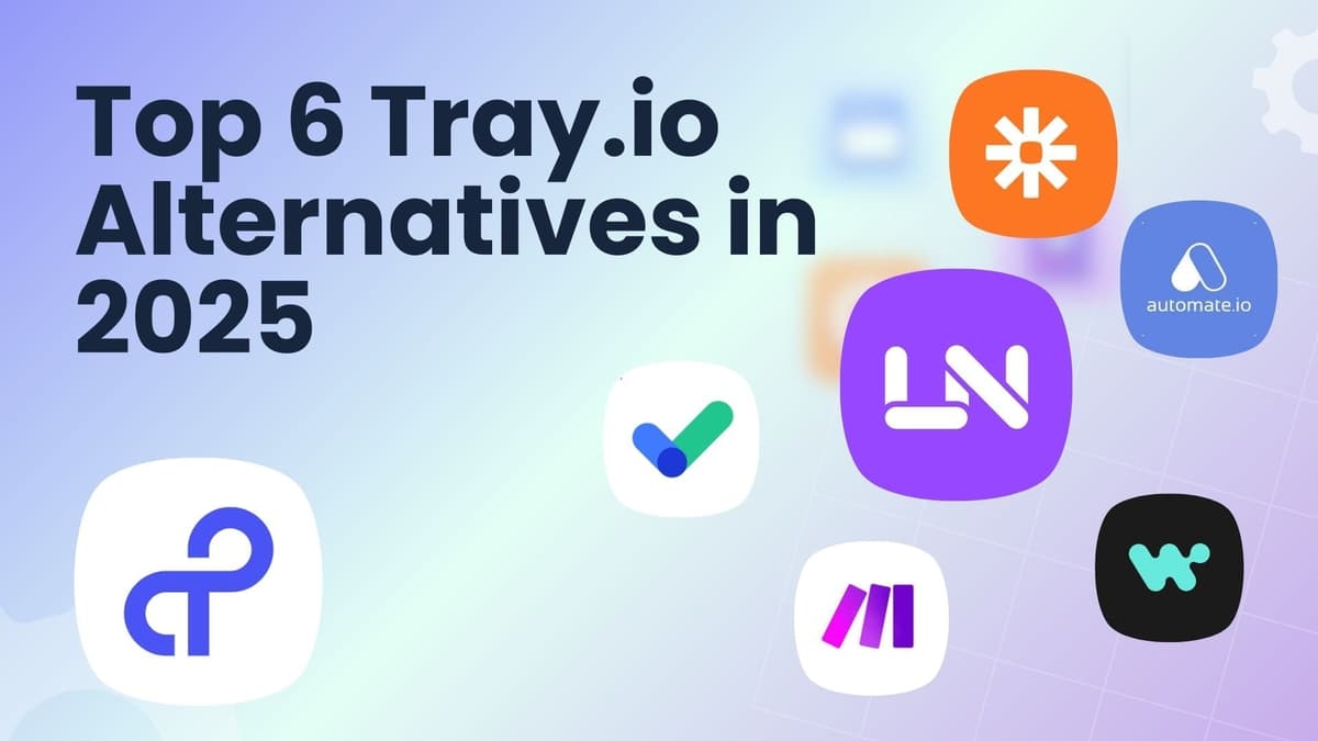Top 6 Tray.io alternatives in 2025