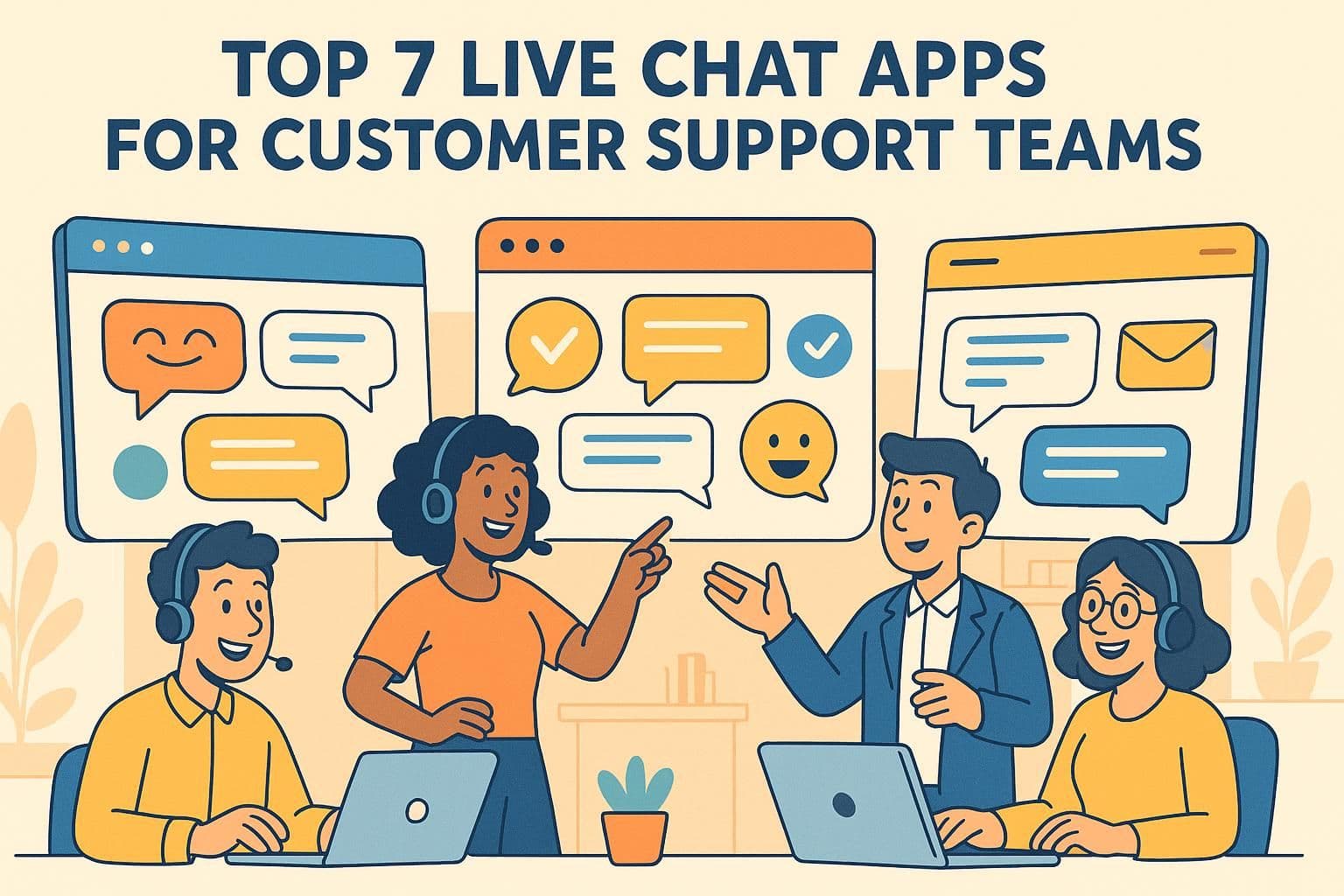 Top 7 Live Chat Apps For Customer Support Teams