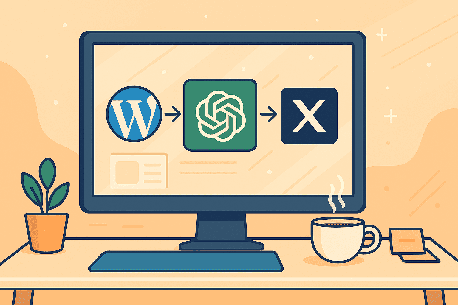 Tweet About New WordPress Blogs Automatically with ChatGPT and Latenode