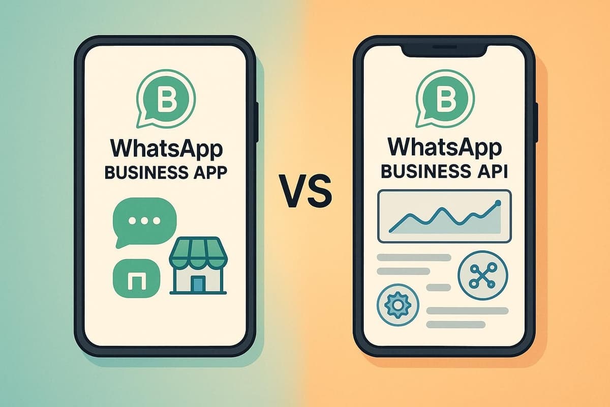 WhatsApp Business API vs WhatsApp Business App: What's the Difference?