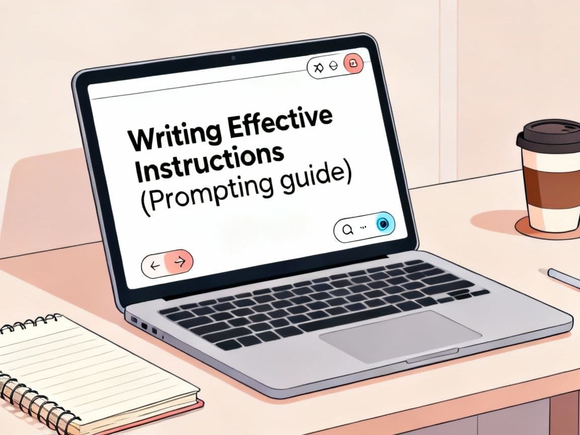 Writing Effective Instructions (Prompting guide)