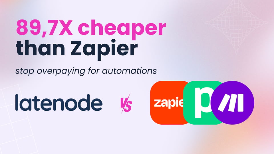 Up to 89x Cheaper: Why Latenode is the Most Cost-Effective Platform