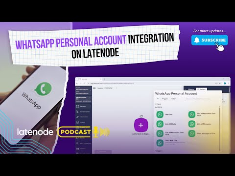 Integración de cuentas personales de WhatsApp en Latenode