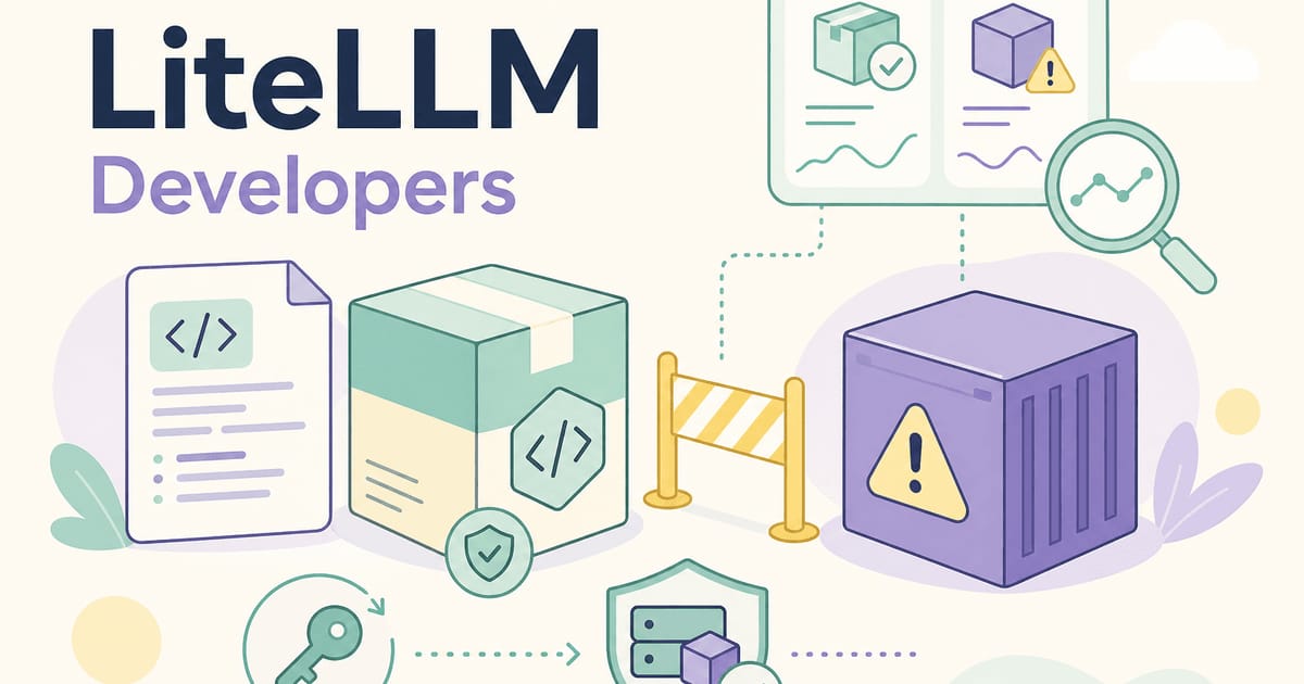 Drag And Drop Rag LiteLLM zieht kompromittiertes Paket 1.107.0 und Docker-Tags zurück ...